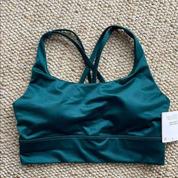NEW Lululemon Energy Longline Bra *Medium Support, B-D Cups Foil
Storm Teal - Picture 3 of 6